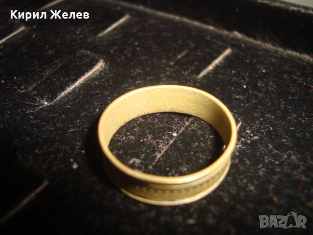 СТАР БРОНЗОВ ПРЪСТЕН Metal Numunedir МАРКИРОВКА 17113, снимка 11 - Антикварни и старинни предмети - 32101845
