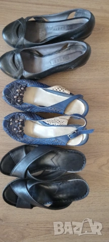 Дамски чехли, обувки. Естествена кожа 