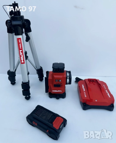 Hilti PM 50-22 Nuron - Мултилинеен лазерен нивелир със зелен лъч 2025г.