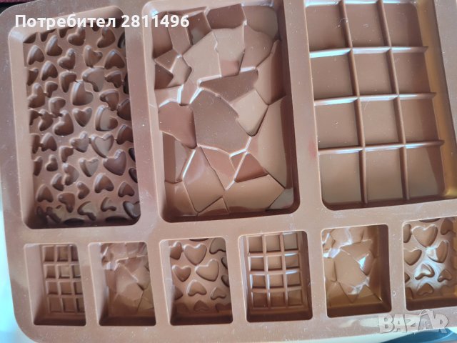 Силиконови форми за шоколад и бонбони 8 броя, снимка 9 - Форми - 39982255