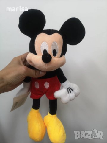 Музикална плюшена играчка Мики Маус с червени панталонки, 40 см -6803, снимка 1 - Плюшени играчки - 38174468