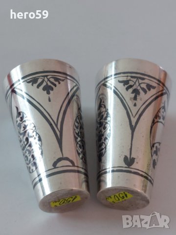 Сребърни чаши(сребро 875)СССР, снимка 1