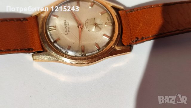 Lazvera vintage часовник, снимка 4 - Мъжки - 39927057