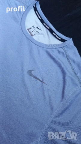 Nike Running Miller Tech мъжка тениска L/XL, снимка 3 - Тениски - 50689757