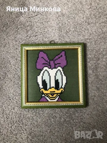 Гоблен в рамка Дейзи, снимка 2 - Гоблени - 48931070