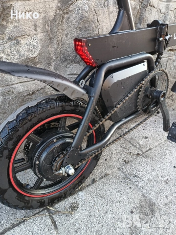 Електрическо колело 14 цола сгъваемо леко и удобно с ляти капли , снимка 4 - Велосипеди - 54102531