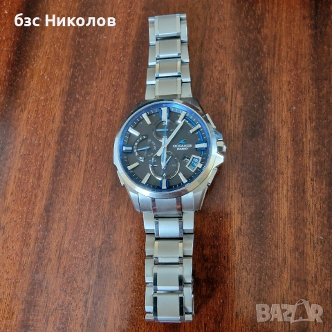 Casio Oceanus OCW-G2000-1AJF GPS,Bluetooth,Sapphire Cristal., снимка 4 - Мъжки - 52736251