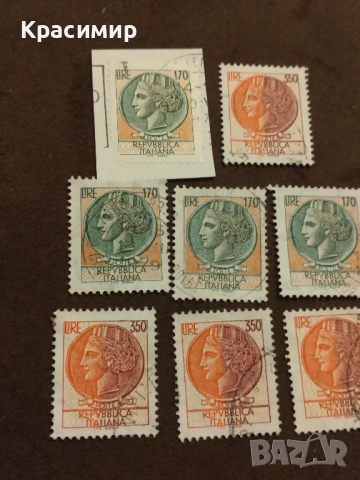 Пощенски марки Италия , снимка 6 - Филателия - 51477536