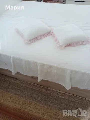 Покривки за дивани летни плюс възглавници , снимка 4 - Покривки за легло - 48331247