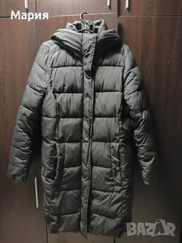 Зимно черно яке H&M, размер S, снимка 2 - Якета - 52939140