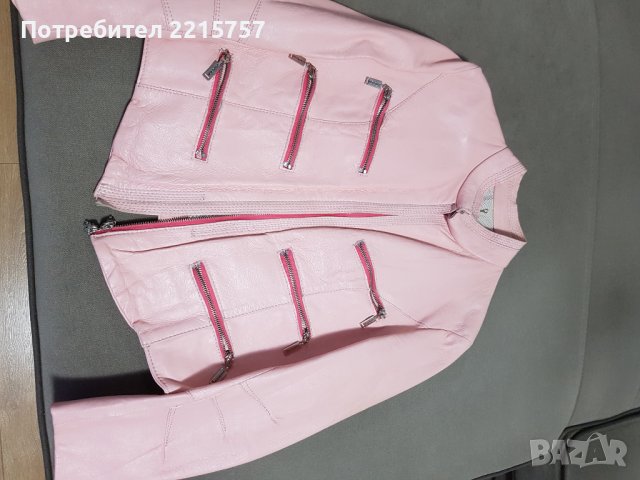 Кожано яке, естест.кожа. Италия., снимка 3 - Якета - 42784186