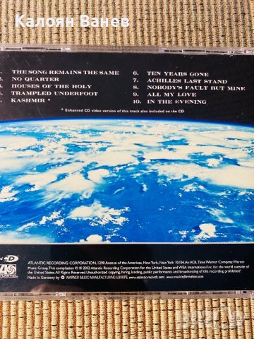 LED ZEPPELIN, снимка 5 - CD дискове - 37920109