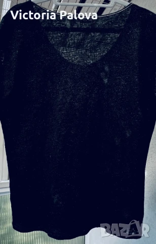 Ленена тениска/топ CAMAÏEU Франция, снимка 9 - Корсети, бюстиета, топове - 51228455