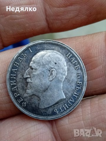 1 лев 1913,отличен, куриоз, двоен удар, снимка 2 - Нумизматика и бонистика - 40001024