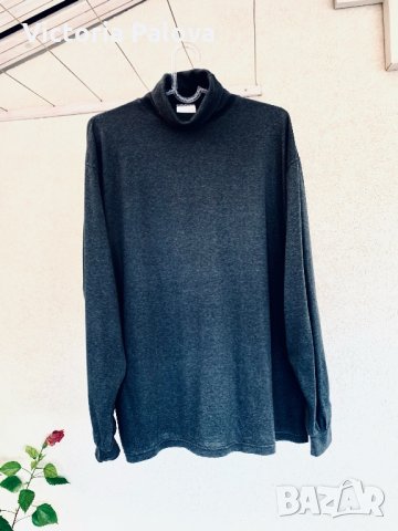 Сиво поло SEIDENSTICKER, серия “черна роза”, снимка 8 - Пуловери - 34514606