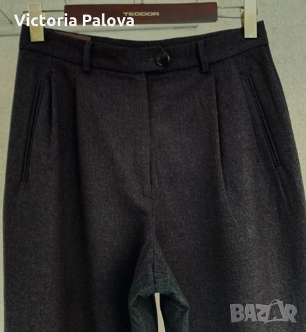 Скъп марков вълнен панталон PESERICO Италия, снимка 8 - Панталони - 35521569