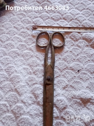 Стара ножица, снимка 2 - Антикварни и старинни предмети - 53041164