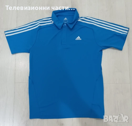 Оригинална Adidas Climacool Polo тениска W51928 с яка, в отлично състояние, размер М