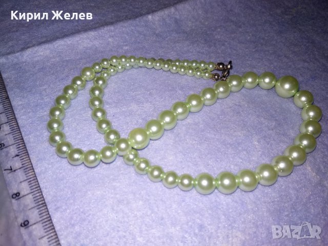 МНОТО КРАСИВО НЕЖНО ПЕРЛЕНО КОЛИЕ БЕЛ ЕПОК СТИЛ 34786, снимка 5 - Колиета, медальони, синджири - 39141534