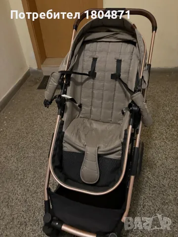 Употребявана детска количка Чиполино. С зимен кош, летен кош и бебешко столче за кола. Кошовете мога