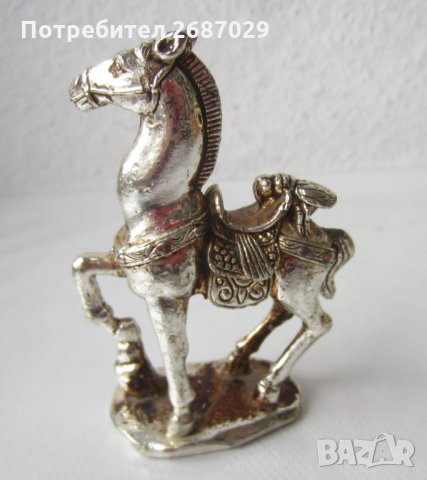 Кон тибетско сребро, 240 грама тежи, снимка 2 - Статуетки - 29476729