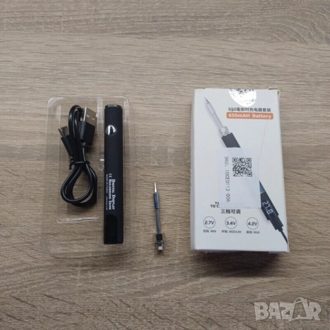 Преносим цифров поялник, регулиране на температурата, USB-C зареждане, снимка 7 - Друга електроника - 53303514