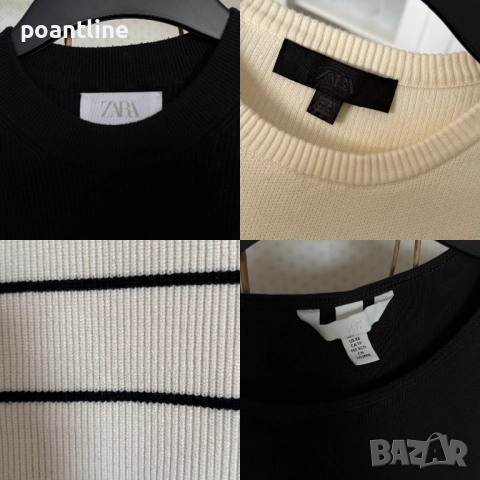 НОВИ МОДЕЛИ пуловери, блузи, дънки, панталони ZARA, H&M , снимка 3 - Блузи с дълъг ръкав и пуловери - 52302738