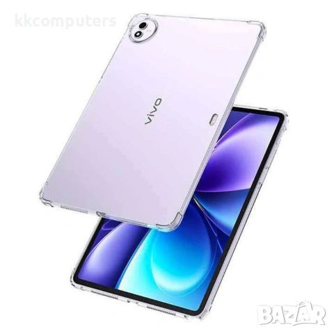 Прозрачен TPU калъф със скрийн протектор за vivo Pad6 Pro, снимка 2 - Калъфи, кейсове - 54292893