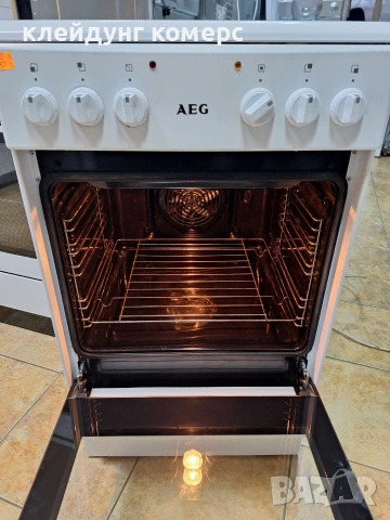Готварска печка с керамичен плот AEG шир.50см. , снимка 4 - Печки, фурни - 53184016