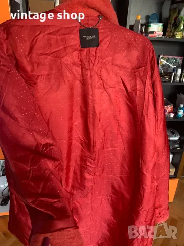 Палто Weekend Max Mara oversize, цвят корал, размер 46 IT, снимка 13 - Палта, манта - 56160135