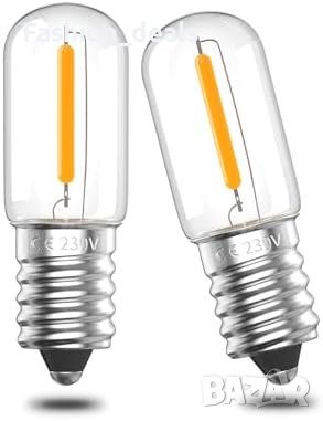 Нови 2 броя Енергоспестяващи Винтидж LED Крушки 2200K Е14 за осветление дом, снимка 1 - Крушки - 42904423