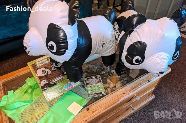 Нова PASS THE PIGS Надуваема игра със зарове с очарователни панди Деца 6год + Подарък, снимка 9 - Други - 42270654