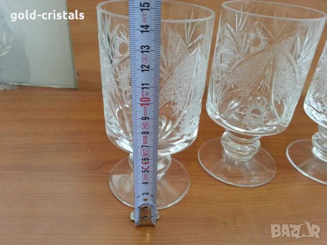 Ретро кристални чаши , снимка 15 - Антикварни и старинни предмети - 29704625