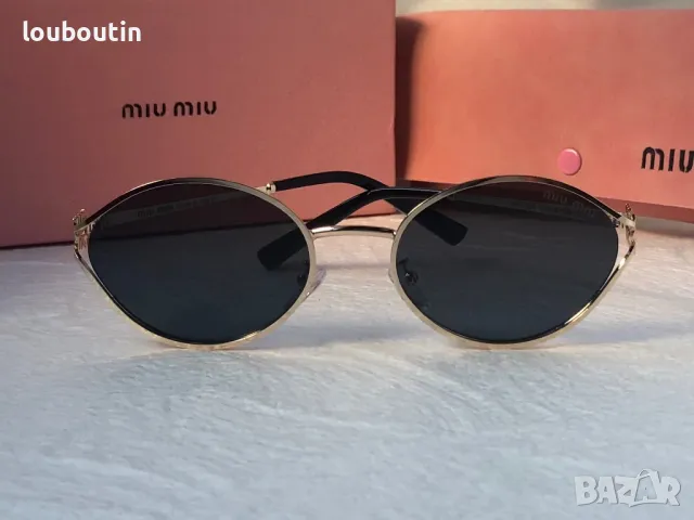 Miu 2024 дамски слънчеви очила елипса овални кръгли 4 цвята, снимка 7 - Слънчеви и диоптрични очила - 47766791