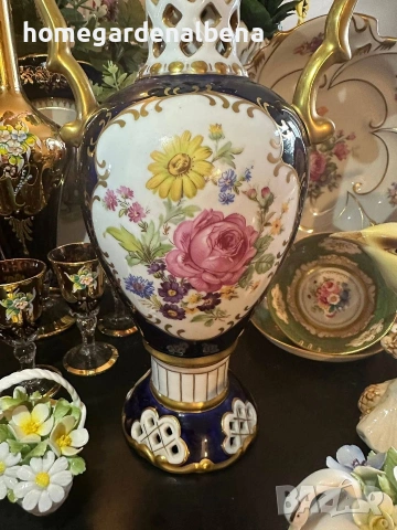 Home&Garden Albena – Ваза Royal Dux Bohemia, Чехословакия, ок. 1908 г., снимка 3 - Вази - 54040260