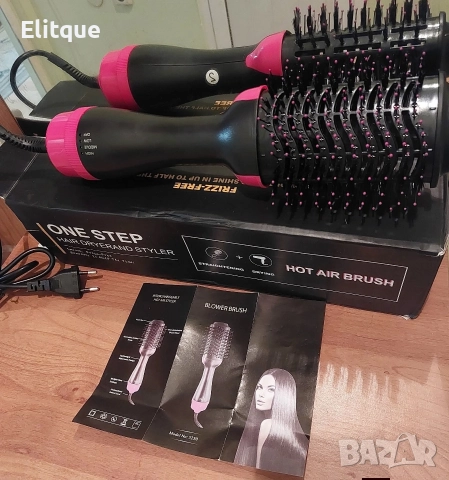 Четка сешоар с горещ въздух 2 в 1 ПРОМОЦИЯ, снимка 6 - Сешоари - 52775729