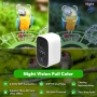 Нова Соларна камера хранилка за птици 4MP WiFi AI нощно виждане за дом, снимка 6