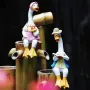 Декоративни градински фигурки чифт влюбени патици 2 бр., снимка 3