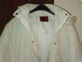 Бяло дълго зимно шушляково яке, снимка 4