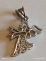 Сребърна висулка Ангел с инкрустирани кристали подходящ аксесоар за ежедневието 52585, снимка 7