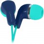 Слушалки с микрофон CANYON CNS-CEPM02GBL Синьо зелени тапи за уши, In-Ear Stereo Earphones, снимка 2