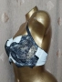 Hunkemoller 80 F Бял сутиен с черна дантела , снимка 3