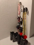 Детски ски (100 и 110 см) , ски-обувки (21 и 21.5) и щеки (90см), снимка 1