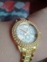 ЛУКСОЗЕН ДАМСКИ ЧАСОВНИК В ЗЛАТЕН ЦВЯТ , снимка 3