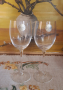 Френски кристални чаши за вино, снимка 1 - Чаши - 44685565