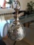Сребърна бутилка за коняк/кристал/ 700 мл. чаша-чаши, снимка 1 - Антикварни и старинни предмети - 31255757