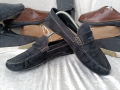 мъжки мокасини BATA® original, 41 - 42, естествена кожа, естествен велур , снимка 14