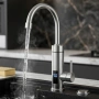 Електрически смесител за моментално загряване на водата с Led дисплей, снимка 5