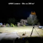 LED работна лампа 6500LM IP67 85-277V щепсел и ключ – 5000K, снимка 11