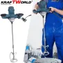 Строителна Бъркалка KraftWorld – Електрически Миксер за Бетон, снимка 1
